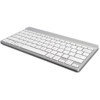 R-GO RGOCOUSWLWH Ergonomic Compact Break Keyboard, QWERTY (US), White, Bluetooth