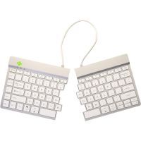 R-GO RGOSBUSWLWH Ergonomic Keyboard, Split Keyboard with Break Light, QWERTY (US), Bluetooth