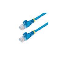 StarTech Cat5e Ethernet Cable 2 ft Blue - Cat 5e Snagless Patch Cable - RJ45PATCH2
