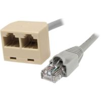 StarTech 2-to-1 RJ45 Splitter Adapter - RJ45SPLITTER