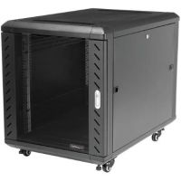 StarTech Knock-Down Server Rack Cabinet with Casters (12 RU, 36") - RK1236BKF