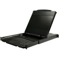 StarTech 17.3" Dual-Rail Rackmount KVM Console - RKCOND17HD