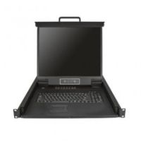 StarTech RKCONS1916K 16 Port Rackmount KVM Console w/ 6ft Cables + VGA Support