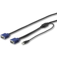 StarTech 10' / 3m USB KVM Cable for Rackmount Consoles - VGA and USB - RKCONSUV10