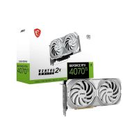 MSI RTX4070TIVENTUS2XWHITE12GOC 12GB GeForce RTX 4070 TI Ventus 2x Extreme Gaming White PCI Express4.0