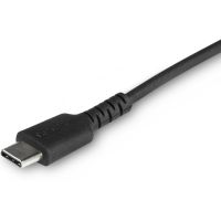 StarTech 3 foot/1m Durable USB-C to Lightning Cable, Black MFi Certified iPhone Charging Cord - RUSBCLTMM1MB