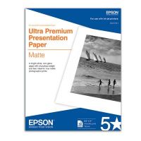 Epson S041341 Ultra Premium Presentation Paper Matte (8.5 x 11", 50 Sheets)