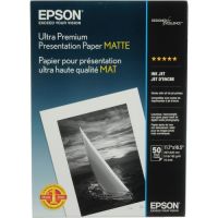 Epson S041343 Ultra Premium Presentation Paper Matte (A3 11.7 x 16.5", 50 Sheets)