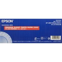 Epson S041638 Premium Glossy 250 Photo Inkjet Paper (24" x 100' Roll)