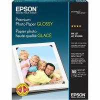 EPSON PRINT S041667 Epson Premium Glossy Photo Paper - Letter A Size (8.5 in x 11 in), for Epson 364