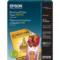 Epson S042384 Brochure & Flyer Paper Matte (8.5 x 11", 150 Sheets)