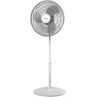 Lasko 16" 3-Speed Oscillating Pedestal Fan, S16201, White