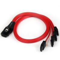 STARTECH SAS8087S4R50 Storage Cable - 1-SFF-8087 (36 Pin, Internal Mini-SAS) Left Connector - Male Left Gender