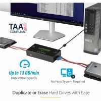 StarTech 1:1 Standalone Hard Drive Duplicator/Eraser, SAS/SATA HDD/SSD Disk Cloner/Copier/Wiper - SATSASDUPE11