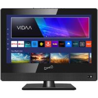 Supersonic SC-1520VTV 15" LED TV – 720p HD, Built-in VCR, HDMI and USB Ports, Compact Design for Kitchens, Bedrooms, and Small Spaces