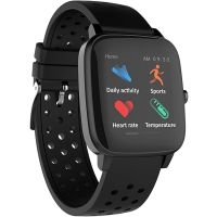 Supersonic SC-175SWT 1.4" Bluetooth Smart Watch w Body Temp Monitor