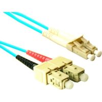 ENET SCLC-OM4-15M-ENC SC-LC 15M OM4 50/125 Multimode Aqua Fiber Patch Cable  