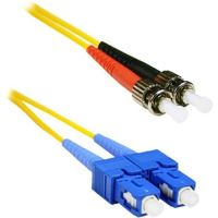 ENET SCST-SM-15M-ENC 15M SC/ST Duplex Single-Mode 9/125 OS1 Yellow Fiber Patch Cable