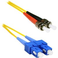ENET SCST-SM-20M-ENC 20M SC/ST Duplex Single-Mode 9/125 OS1 Yellow Fiber Patch Cable