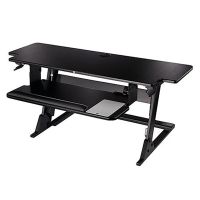 3M SD70B Precision XL Easy Lift 6" - 20" Adjustable Desk, Black