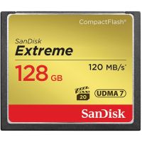 SanDisk SDCFXS-128G-A46 128GB Extreme CompactFlash Memory Card