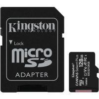 Kingston SDCS2/128GB 128GB Canvas Select Plus UHS-I microSDXC Memory Card with SD Adapter