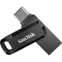 SanDisk 128GB Ultra Dual Drive Go 2-in-1 Flash Drive (Black) - SDDDC3-128G-A46