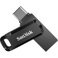 SanDisk 256GB Ultra Dual Drive Go 2-in-1 Flash Drive (Black) - SDDDC3-256G-A46