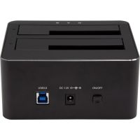 StarTech 2-Bay USB 3.0 to SATA Hard Drive Docking Station, 2.5/3.5 SSD/HDD Dock - SDOCK2U33V