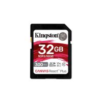 KINGSTON SDR2/32GB 32GB Canvas React Plus SDHC UHS-II 300R/260W U3 V90