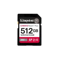 KINGSTON SDR2V6/512GB 512GB Canvas React Plus SDXC UHS-II 280R/150W U3 V60  