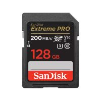 SanDisk SDSDXXD-128G-GN4IN Extreme Pro SD 200/90MB/S RW C1 Uhs U3 V30 RPD2 4X6 Box
