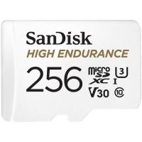 SanDisk SDSQQNR-256G-AN6IA High Endurance - flash memory card - 256 GB - microSDXC UHS-I
