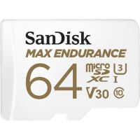 SanDisk SDSQQVR-064G-AN6IA 64GB MAX ENDURANCE UHS-I microSDXC Memory Card with SD Adapter