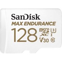 SanDisk SDSQQVR-128G-AN6IA 128GB MAX ENDURANCE UHS-I microSDXC Memory Card with SD Adapter