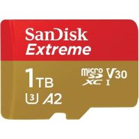 SanDisk SDSQXA1-1T00-AN6MA 1TB Extreme UHS-I microSDXC Memory Card with SD Adapter