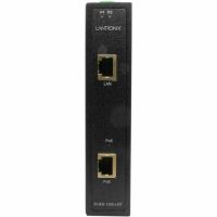 TRANSITION SI-IES-1200-LRT Industrial 10/100/1000 PoE+ Media Converter Mid-Span Injector