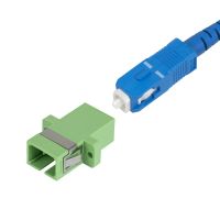 StarTech SIMPLEXSCAPCF SC to SC Coupler 10 Pack, OS2 Single Mode SC Fiber Optic Coupler with Flange, SC/APC Simplex Adapter