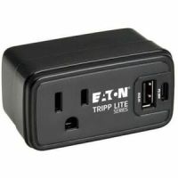 Eaton Tripp Lite Series SK10C32B Travel Charger and Power Strip 1-Outlet 5-15R USB-C/USB-A Ports 32W PD Charging Direct Plug-In