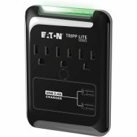 EATON TRIPP LITE SERIES SK30USB PROTECT IT 3-OUTLET SURGE PROTECTOR, DIRECT PLUG-IN, 540