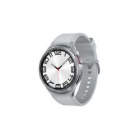 Samsung Galaxy Watch6 Classic Smartwatch - 47 mm Silver Case with M/L Silver Band - 16 GB - Bluetooth/Wi-Fi + 4G LTE - SM-R965UZSAXAA