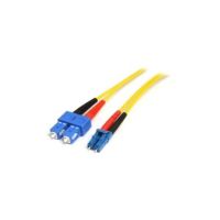 StarTech 4m Fiber Optic Cable - Single-Mode Duplex 9/125 - LSZH - LC/SC - OS1 - LC to SC Fiber Patch Cable - SMFIBLCSC4