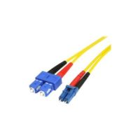 StarTech 7m Fiber Optic Cable - Single-Mode Duplex 9/125 - LSZH - LC/SC - OS1 - LC to SC Fiber Patch Cable - SMFIBLCSC7