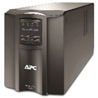 APC SMT1000CUS Smart-UPS, Line Interactive, 1000VA, Tower, 120V, 8x NEMA 5-15R outlets, SmartConnect Port+SmartSlot, AVR, LCD [TAA]