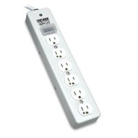 Eaton Tripp Lite Series SPS610HGRA Surge Protector Power Strip Medical Hospital RT Angle Plug 6 Outlet 10' Cord