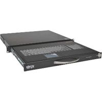 Eaton Tripp Lite Series SRSHELFKBD 1U Rackmount Keyboard w KVM Cable Kit for 2-Post or 4-Post Racks - keyboard - with touchpad