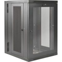 Eaton Tripp Lite Series SRW18USDPG SmartRack 18U UPS-Depth Wall-Mount Half-Height Rack Enclosure, Clear Acrylic Window, Hinged Back