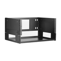 Eaton Tripp Lite Series SRWO4UBRKTSHELF 4U Wall-Mount Bracket with Shelf for Small Switches and Patch Panels, Hinged