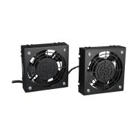 Eaton Tripp Lite Series SRXFANWM SmartRack Wallmount Roof Fan Kit Dual 230V High-Performance Fans 210 CFM 3ft 0.91 m Cord C14