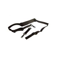 INFOCASE SS-BWAY Shoulder Strap Break-Away Black Nylon 56" Adjustable Safety  